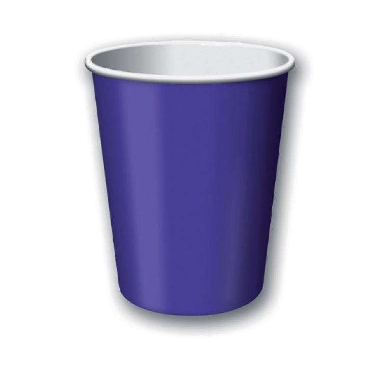 Purple Paper Cups