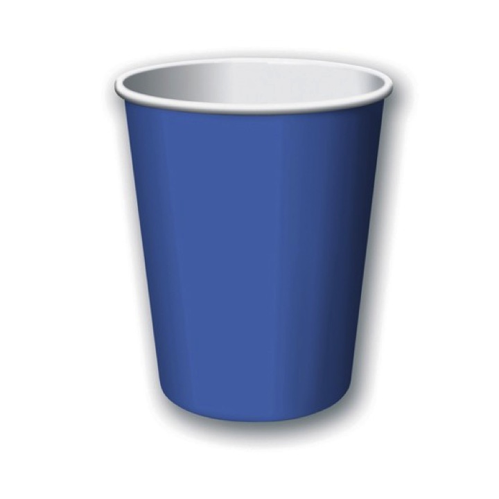 Royal Blue Paper Cups