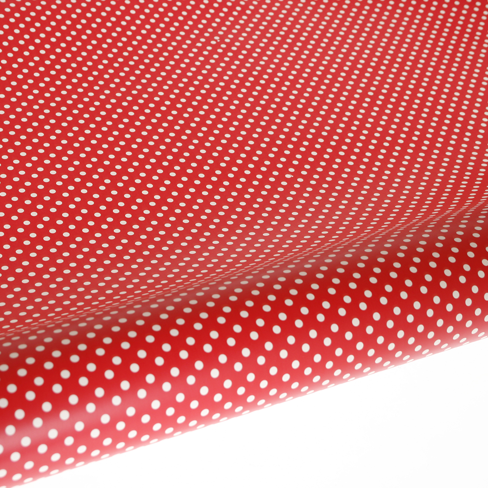 Table Runner / Gift Wrap ~ Red Polka Dot