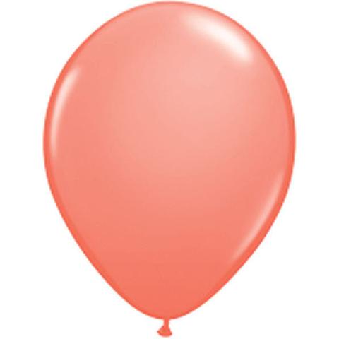 Coral mini balloons 5" by Qualatex