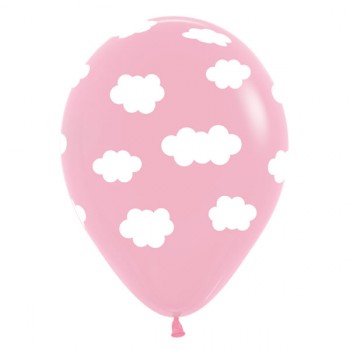 Pink Clouds Balloons by Sempertex are perfect for a 1st birthday or baby shower.