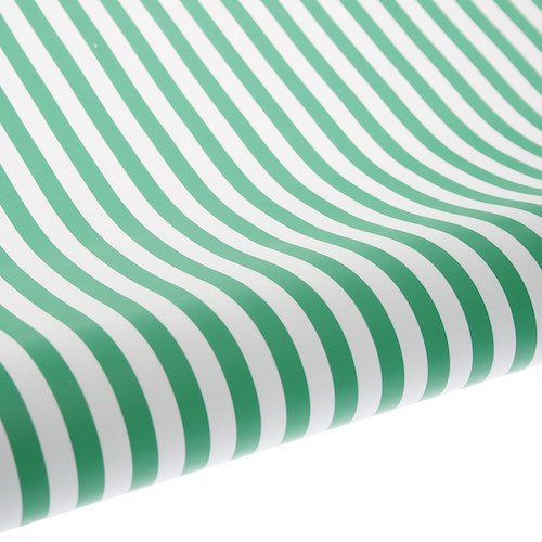 Green Stripe Table Runner and Gift Wrap