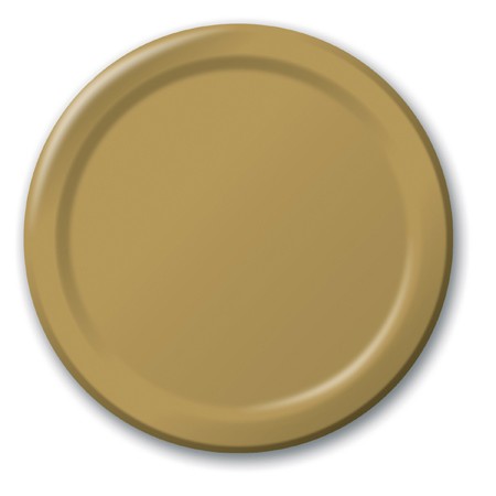 Paper Plates ~ Glittering Gold