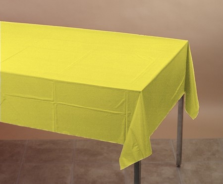Lemon Yellow Table Cover