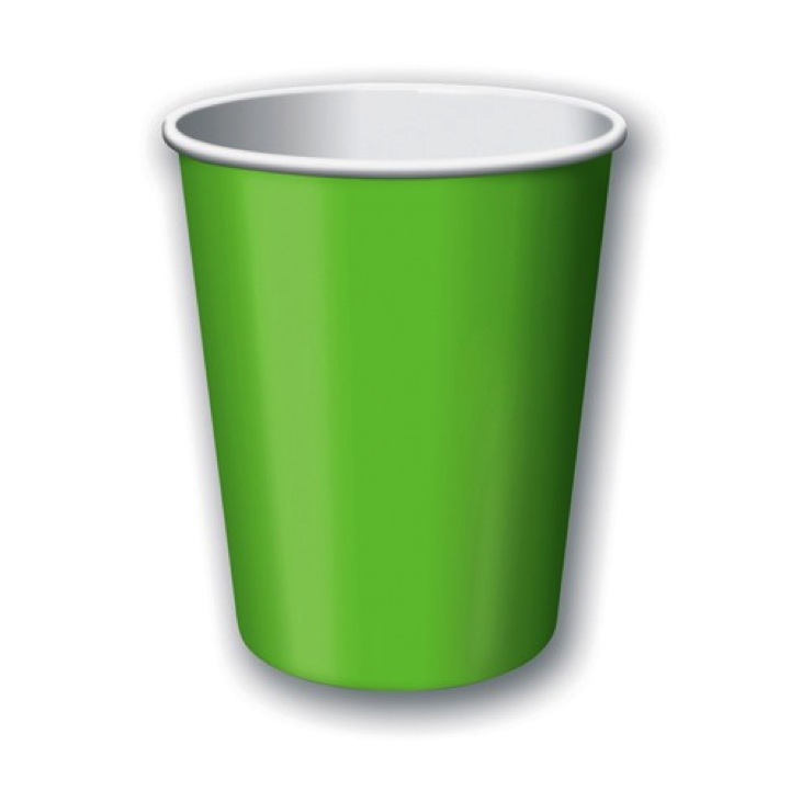 Paper Cups ~ Citrus Green
