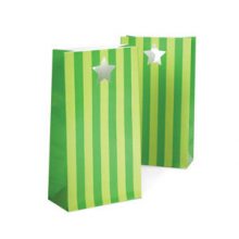 Party Bags ~ Apple Green Stripes