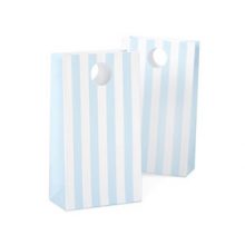 Party Bags ~ Powder Blue Stripes