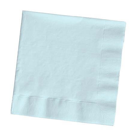 Pastel Blue Paper Napkins