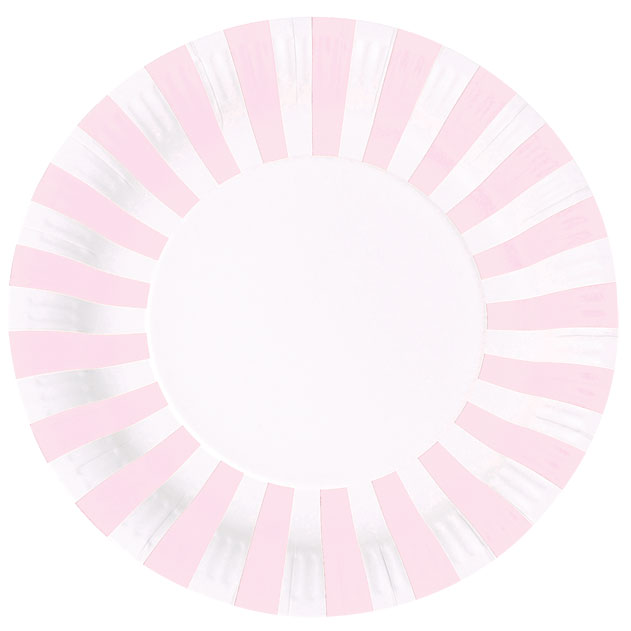 Paper Plates ~ Marshmallow Pink