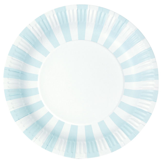 Paper Plates ~ Powder Blue