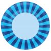 Paper Plates ~ Blue Stripes