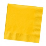 School Bus Yellow Paper Napkins