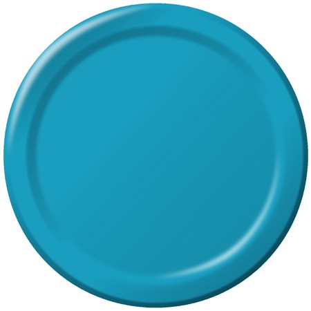 Turquoise Paper Plates