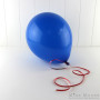 Blue Balloons you can inflate with helium or air.