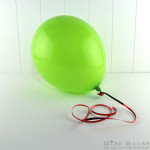 Lime Green Balloons you can inflate with helium or air.