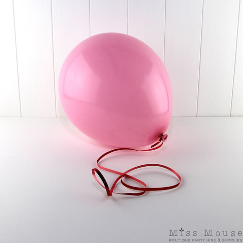 Pink Balloons which are professional helium quality.