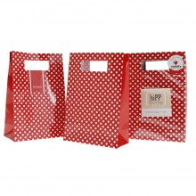 Party Bags & Seals ~ Red Polka Dot