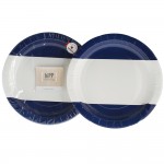 Paper Plates ~ Navy Stripe