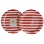 Paper Plates ~ Red Stripe