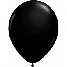 Black balloons you can inflate with helium or air.