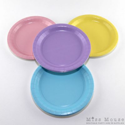 Vintage Pastels Paper Plates