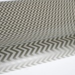 Table Runner / Gift Wrap ~ Gold Creme Chevron