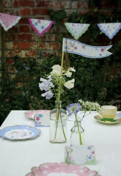 Love in the Afternoon Table Flags