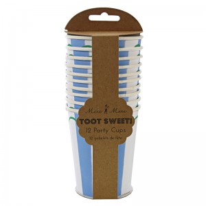 Paper Cups ~ Toot Sweet Blue