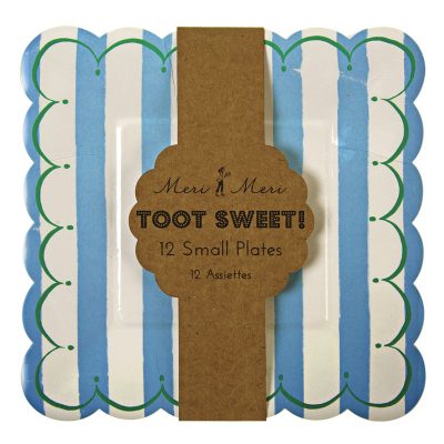 Paper Plates ~ Toot Sweet Blue