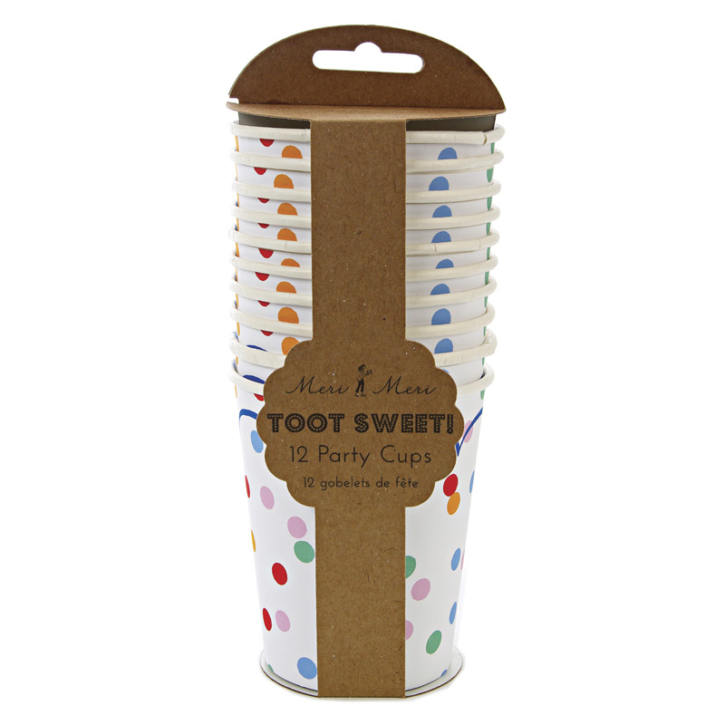 Paper Cups ~ Toot Sweet Spotty