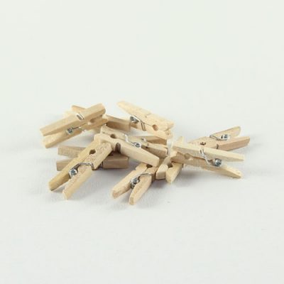Teeny Tiny Wooden Pegs ~ 30mm