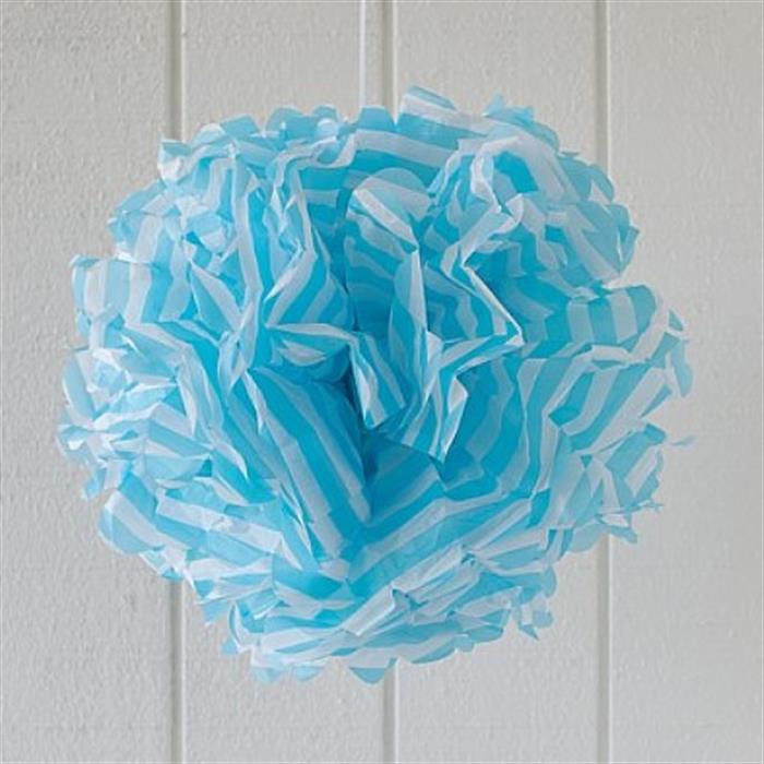 Pom Pom ~ Blue Stripe