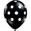 Black Big Polka Dots Balloons