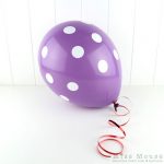 Purple Big Polka Dots Balloons