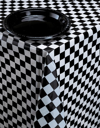 Table Cover ~ Black Check
