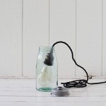 Lightbulb mason jar