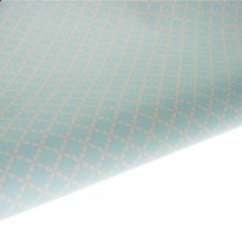 Table Runner / Gift Wrap ~ Clover Aquamarine