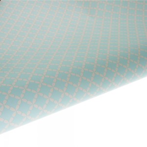 Table Runner / Gift Wrap ~ Clover Aquamarine