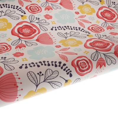 Table Runner / Gift Wrap ~ Full Bloom Creme