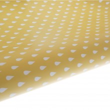 Table Runner / Gift Wrap ~ Raindrops Yellow