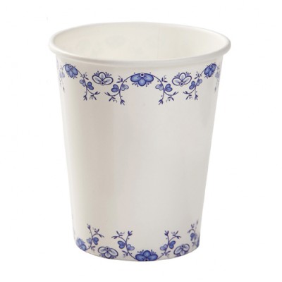 Paper Cups ~ Porcelain Blue