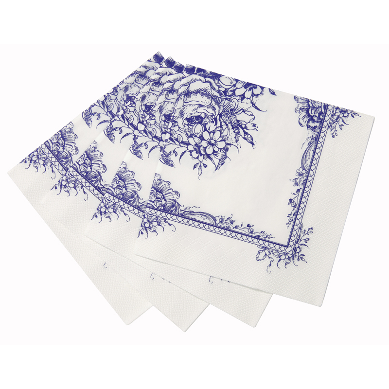 Paper Napkins ~ Porcelain Blue