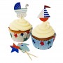 Cupcake Kit ~ Baby Shop Blue