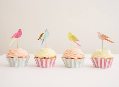 Pretty Birdies Cupcakes