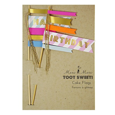 Toot Sweet Cake Flags