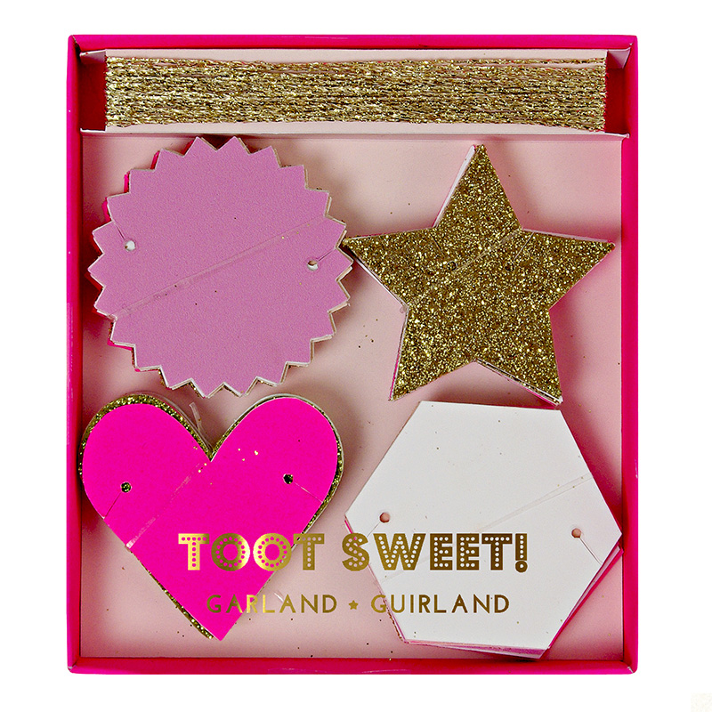 Mini Garland ~ Toot Sweet Pink