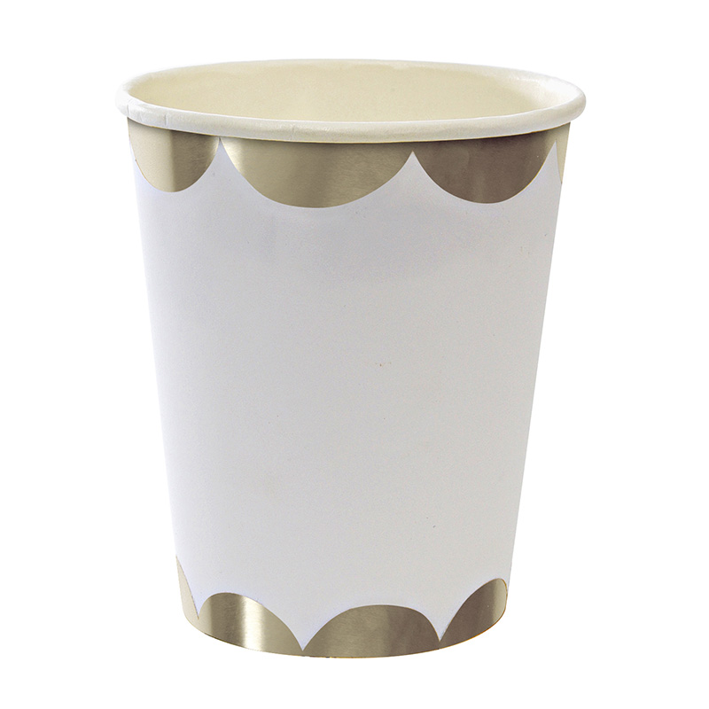 Paper Cups ~ Toot Sweet Silver