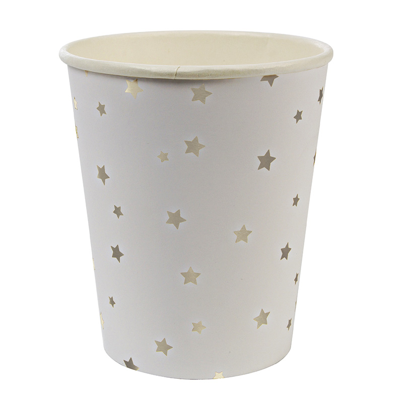 Paper Cups ~ Toot Sweet Silver Stars