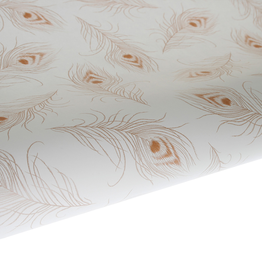 Table Runner / Gift Wrap ~ Feathers