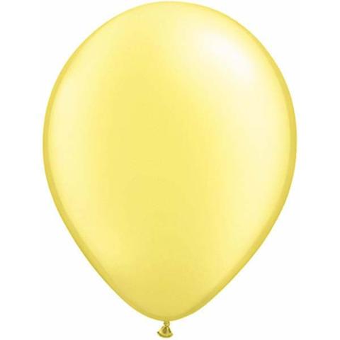 Pearl Lemon Chiffon Mini Balloons